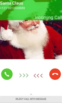 Fake Call Santa Claus - Video android App screenshot 2