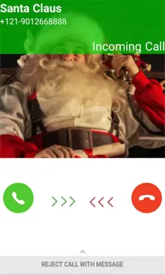 Fake Call Santa Claus - Video android App screenshot 3