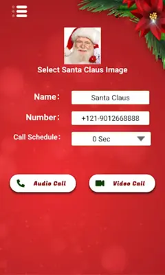 Fake Call Santa Claus - Video android App screenshot 4